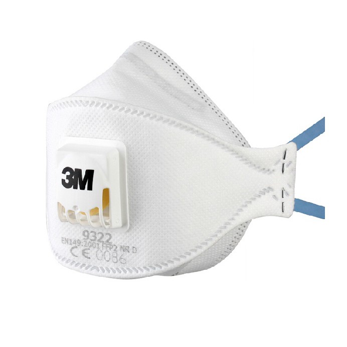 9322A+FFP2 หน้ากากสำหรับบัดกรี หลอมโลหะพร้อมวาล์ว